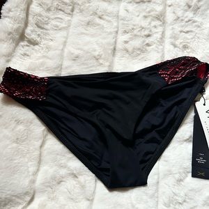 Black and pink vitamin a bottoms